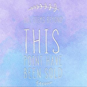 Thank you for looking at my closet!